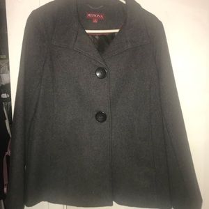 Grey Peacoat